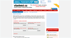 Desktop Screenshot of katastr-nemovitosti.vlastnici.cz